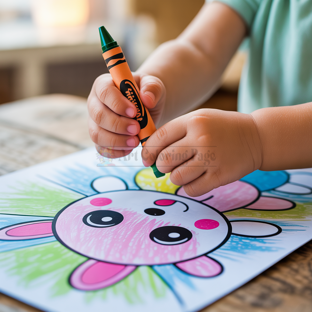 Cute Coloring Pages for Kids Unleashing Joy & Creativity