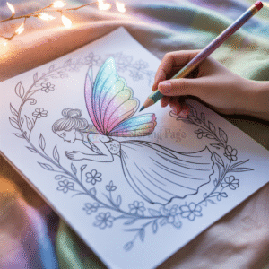 Fairy Coloring Sheets Step into Enchantment & Creativity