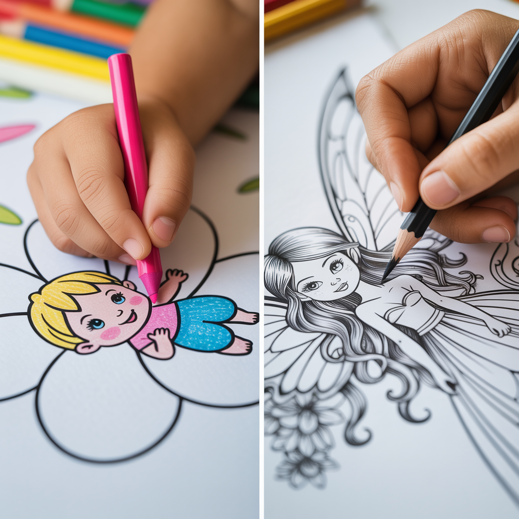 Fairy Coloring Sheets Step into Enchantment & Creativity