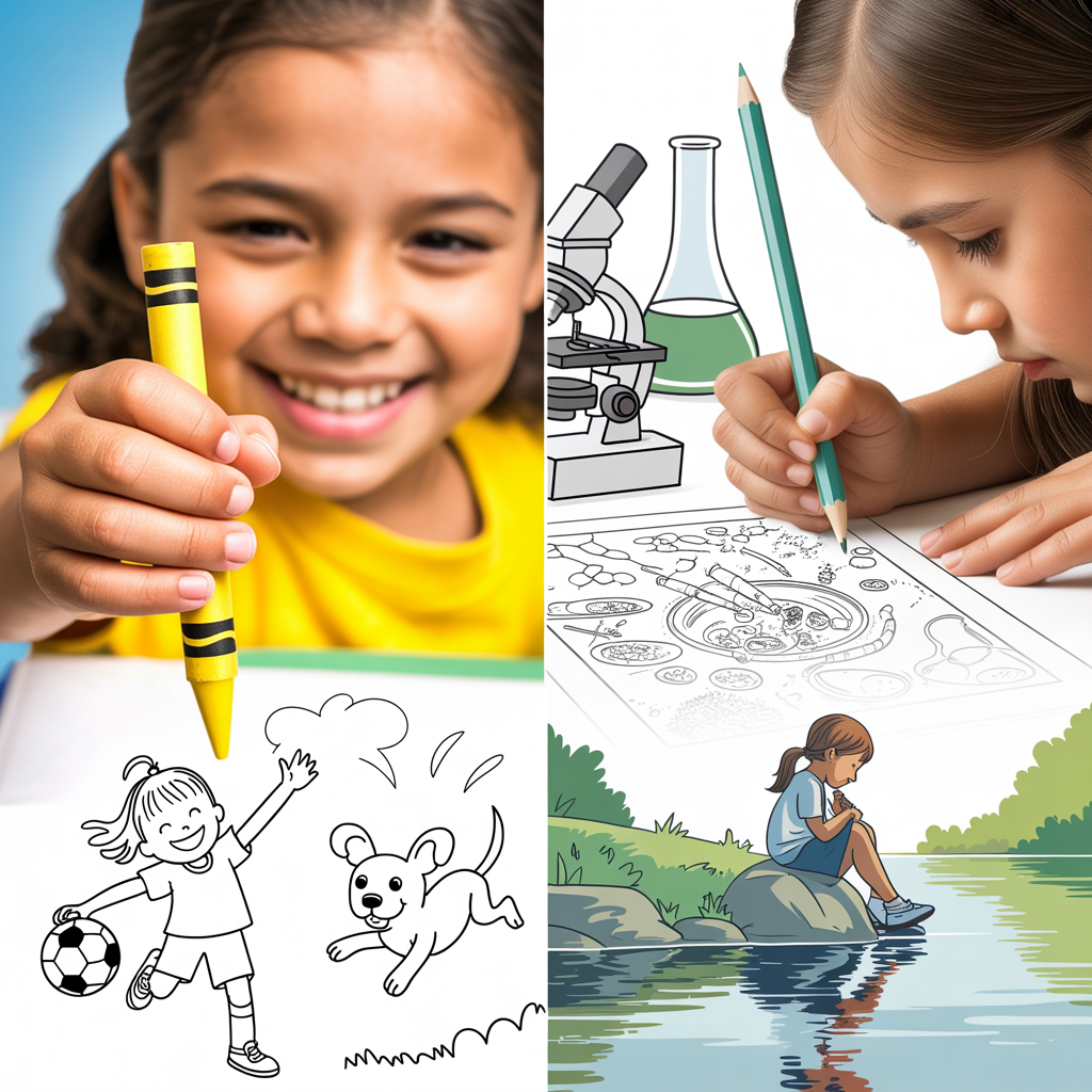 Girl Moments Coloring Book Capturing Joy & Growth