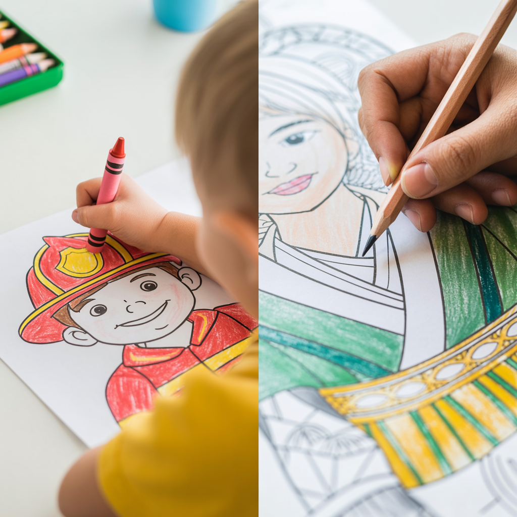 People Coloring Pages A Canvas for Connection