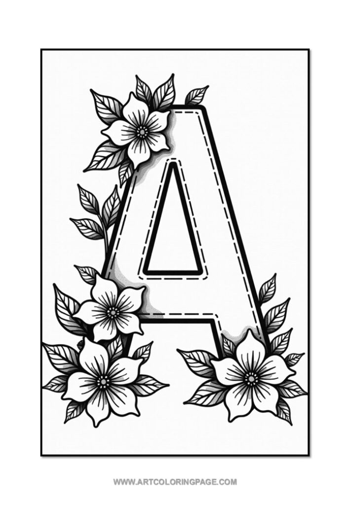 The Ultimate Guide to Alphabet Coloring Book for Kids lettere A