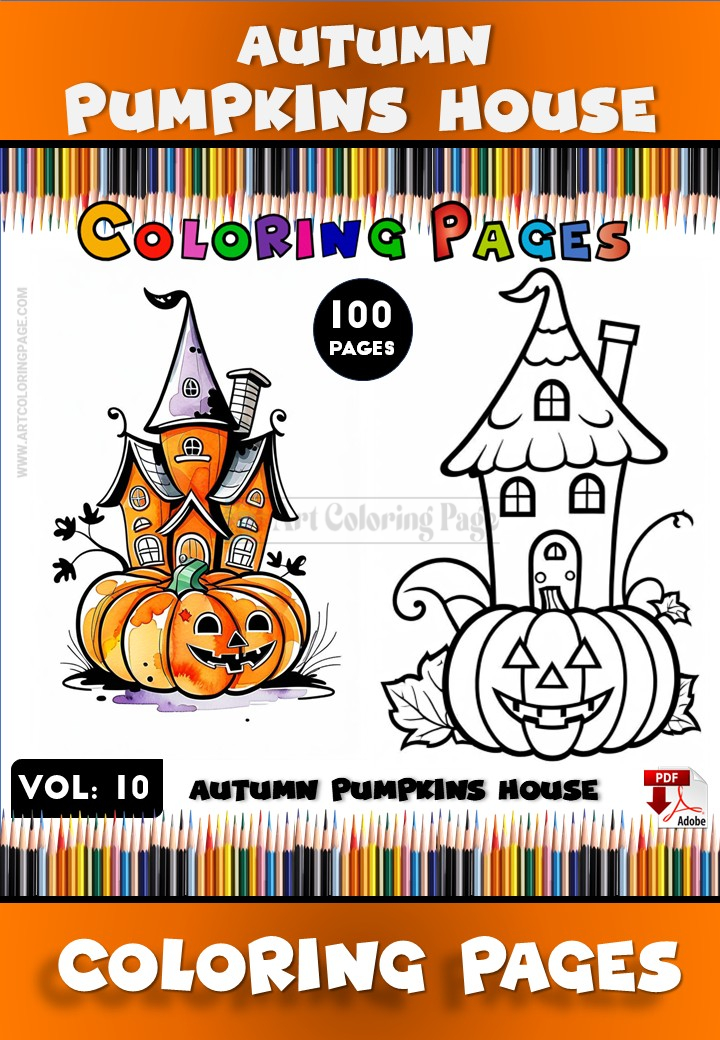 Inspire Pumpkin Coloring Book Ideas Creativity for Kids Vol 10