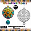 100 coloring pages Christmas Ornaments Vol - 3 Holiday Magic Awaits