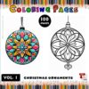 Bring a cozy holiday mood to your home with these Christmas ball coloring sheets designed for joyful, mindful moments. Christmas can be busy and noisy; coloring slows everything down. You sit, you choose your colors, and the day feels lighter. This printable collection gives you a simple way to relax, reconnect, and create something beautiful together. Inside this bundle, you will find detailed ornaments, playful designs, and charming patterns that suit both little hands and experienced colorists.