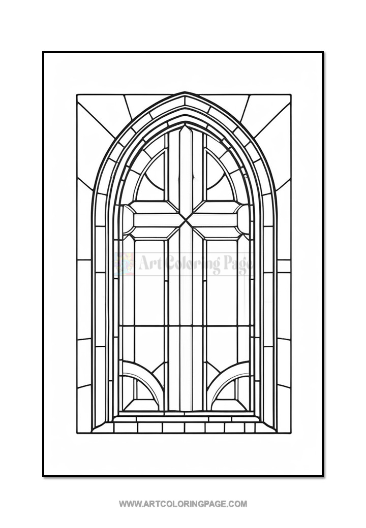 Church Stained Glass Coloring Pages Vol. 1 – Bring Inspiration to LifeDiapositive4