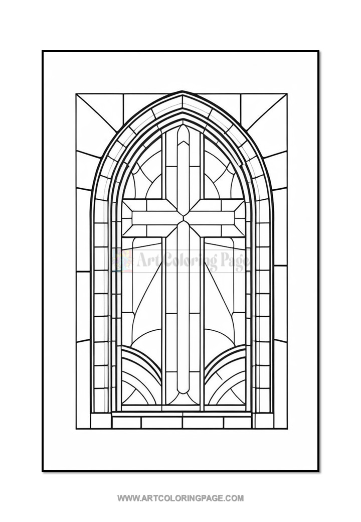 Church Stained Glass Coloring Pages Vol. 1 – Bring Inspiration to LifeDiapositive5