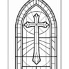 Coloring Book Church Stained Glass Vol. 6 – 100 Unique Designs - Diapositive3