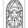 Coloring Book Stained Glass Elf Vol. 5 – 100 Uplifting Holiday DesignsDiapositive2