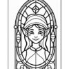 Coloring Book Stained Glass Elf Vol. 5 – 100 Uplifting Holiday DesignsDiapositive4