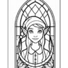 Coloring Book Stained Glass Elf Vol. 5 – 100 Uplifting Holiday DesignsDiapositive5