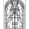 Coloring Book Stained Glass Nutcracker Vol. 1 – 100 Festive Art DesignsDiapositive4