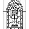 Coloring Pages Stained Glass Nutcracker Vol. 2 – 100 Magical Holiday Designs Diapositive3