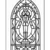 Coloring Pages Stained Glass Nutcracker Vol. 2 – 100 Magical Holiday Designs Diapositive4