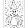 Gobble Up the Fun with Our Thanksgiving Turkey Coloring Sheet! Diapositive2