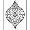 Relaxing Christmas Ball Coloring Pages – 100 Unique Holiday Ornaments (PDF)