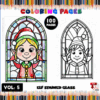 Stained Glass Christmas Elf Vol - 5