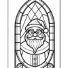 Stained Glass Santa Coloring Book Vol. 5 – A Heartwarming Holiday Diapositive2