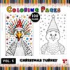 Thanksgiving Turkey Coloring Pages Vol. 5 Gobble Up the Fun!Diapositive1