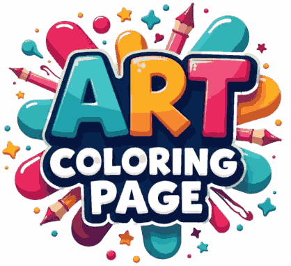 Art Coloring Page