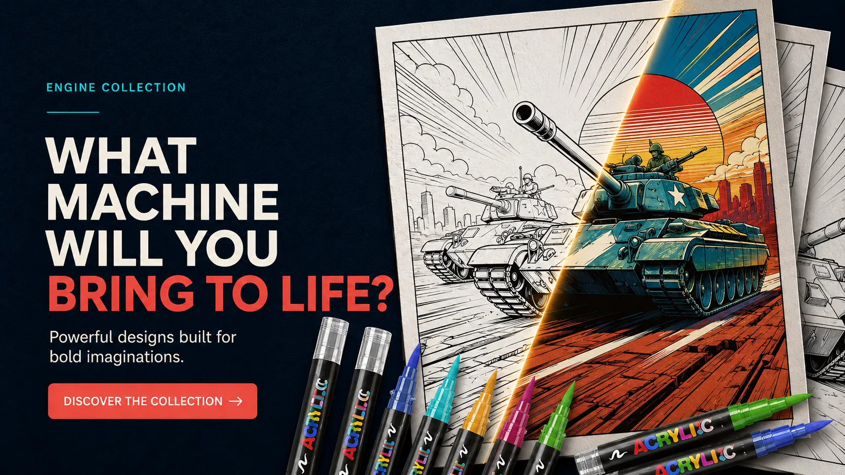 ART COLORING PAGE SLIDES COLORING BOOK 07