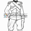 A military officer in uniform with a peaked cap and medals, standing confidently with a serious expression.
