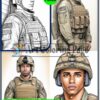 Soldiers Coloring PDF for Adults Vol. 14 - 200 Pages | Printable