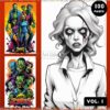 Coloring Pages Of Zombies Vol 1 | Coloring Pages Zombies Printable.