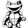 The character depicted is Michelangelo, a Teenage Mutant Ninja Turtle, shown in a playful pose with a confident expression.