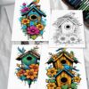 Colorful Birdhouses Vol 4 – 100 Pages of Whimsy and Creative Joy