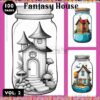 Explore Your Creativity with House Coloring Sheets Vol 2