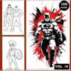 Unleash Your Inner Power with Super Heroes Coloring Sheet Vol 14!