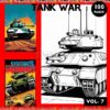 Immerse Yourself in Action with Coloring Pages Tanks Military Vol 7