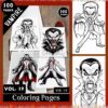 Vampire Coloring Page VOL 19! – 100 Pages of Spooky-Cute Creativity