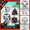 Vampire Color Eyes VOL 7! – 100 Unique Designs for Magical Coloring Fun