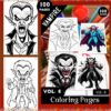 Vampire Coloring Sheet VOL 8! – 100 Pages of Spooky-Cute Fun for All Ages