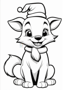 Festive Coloring for Kids: Printable Christmas Animals - Create Unforgettable Memories!