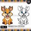 Discover the Magic of Christmas with Kids : Festive Animals Coloring Pages - Downloadable