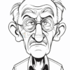 An elderly man with glasses and a furrowed brow, wearing a collared shirt, depicted in a cartoonish style.