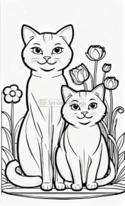 Blossom in Feline Beauty with Cats & Flowers Pictures Vol. 4!