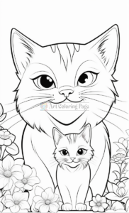 Elevate Your Spirits with Humorous Cat Coloring Sheets Vol. 10!