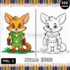 Enter the Realm Animals Heroes Coloring Pages Vol 2 Pages of Heroic Marvels