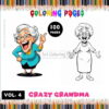Dive into Elegance with Grandmother Coloring Pages Vol. 4!