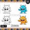 Immerse Yourself in the Magic of Monster Coloring Images Vol. 7!
