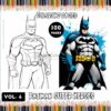 Explore Gotham's Depths with Batman Coloring Illustrations Vol. 6!