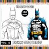 Dive into Gotham's Depths with Batman Coloring PDF Vol. 10!
