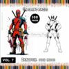 Embrace Your Inner Artist with Deadpool Coloring Illustrations Vol. 7