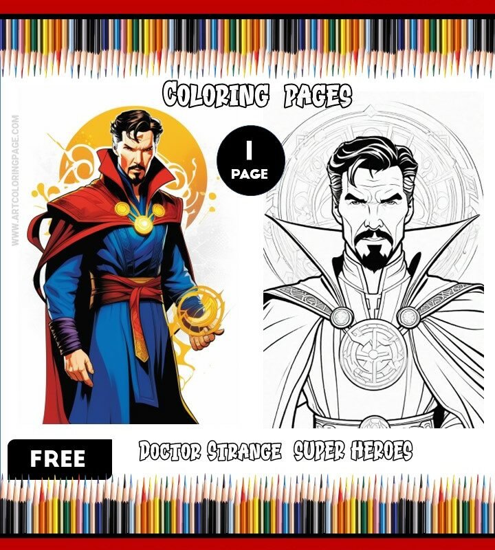 Doctor Strange Catégorie - Art Coloring Page