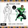 Unleash Your Inner Hero: Free Green Lantern Coloring Pages