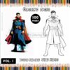 Immerse Yourself in the Multiverse with Doctor Strange Coloring Pages Vol 1
